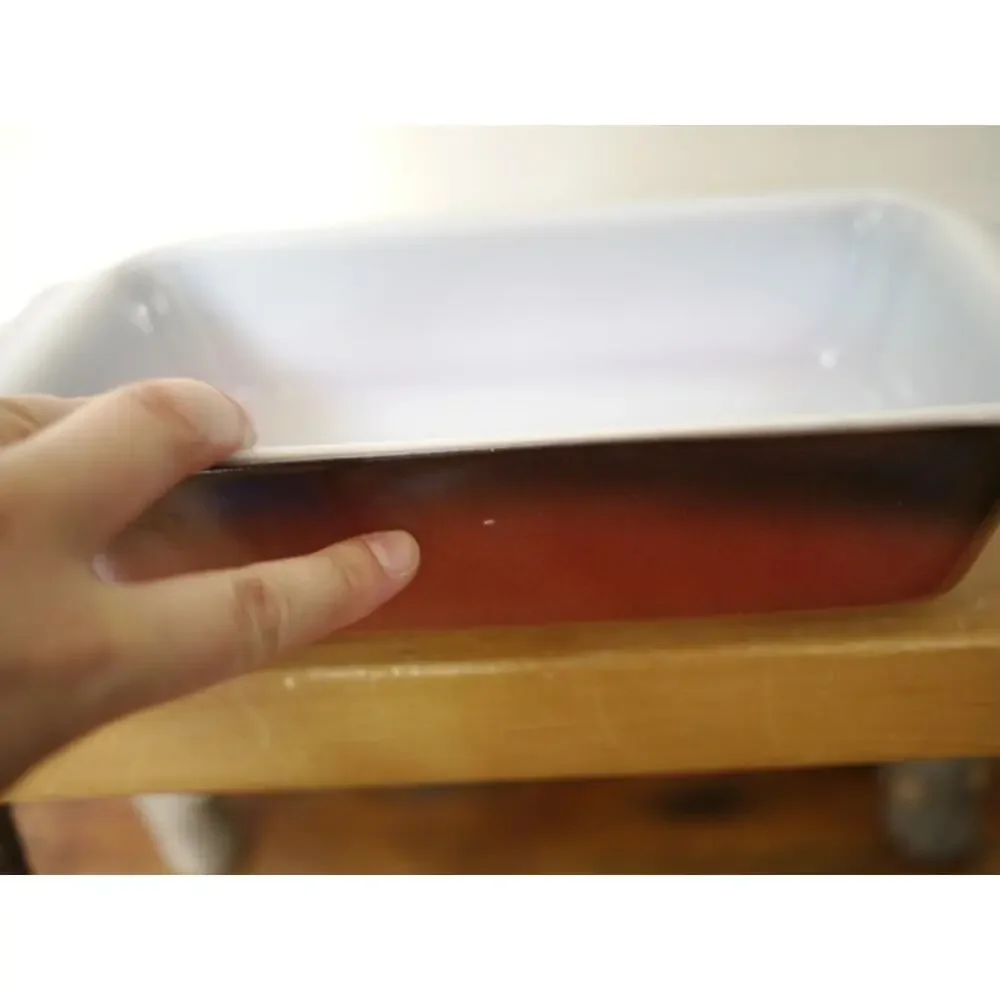Vintage Anchor Hocking Fire King Ombre Brown Casserole Loaf Baking Dish 1 qt 441